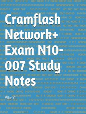 cover image of CramFLASH Network+ Exam N10-007 Study Notes